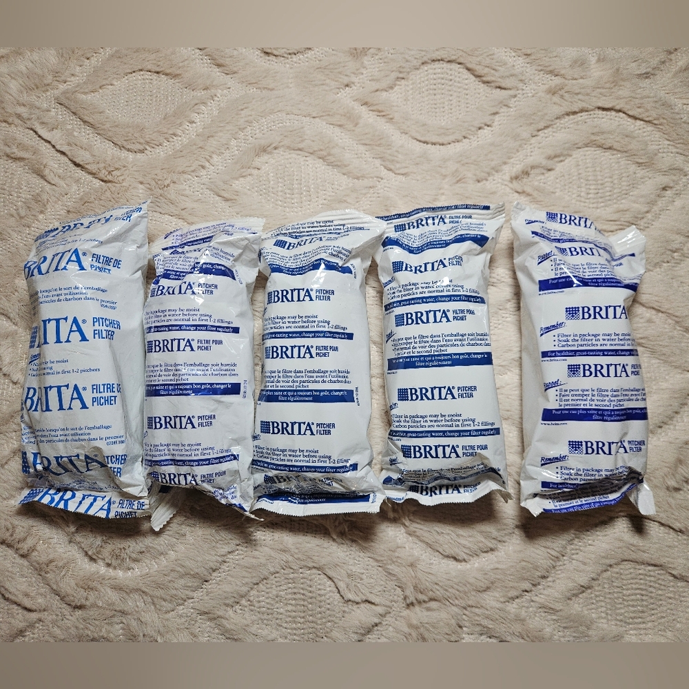 5 Brita Replacement Pitcher Filters Sealed - Picture 2 of 8